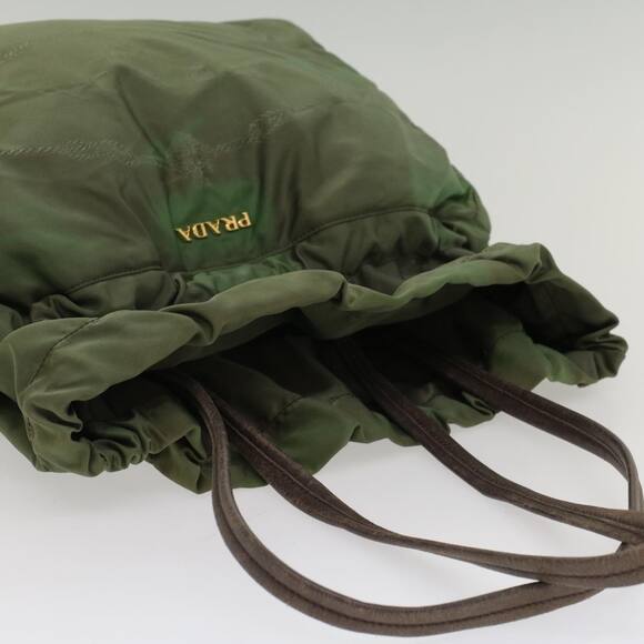 PRADA Tote Bag Nylon Khaki - Picture 6 of 9